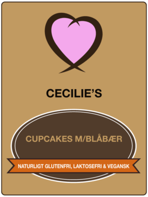 Cecilie's Cupcakes m/Blåbær